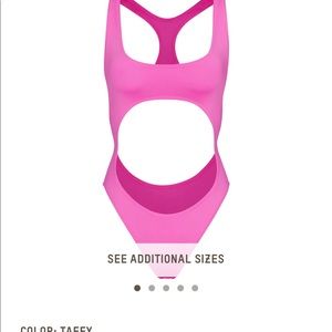 Skims Taffy MONOKINI NWT size small